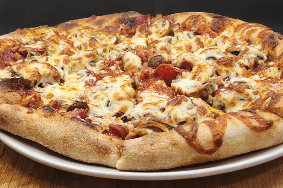 JAHZKITCHEN Sliced PKM PIzza on a Plate